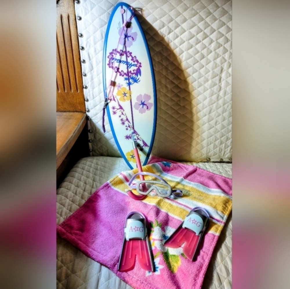 🏄🏽‍♀️🤿🩴American Girl Retired Surf & Swim Set — Spring Break Beach Bundle